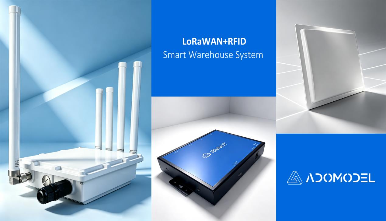 AdoModel LoRaWAN + RFID Smart Solution